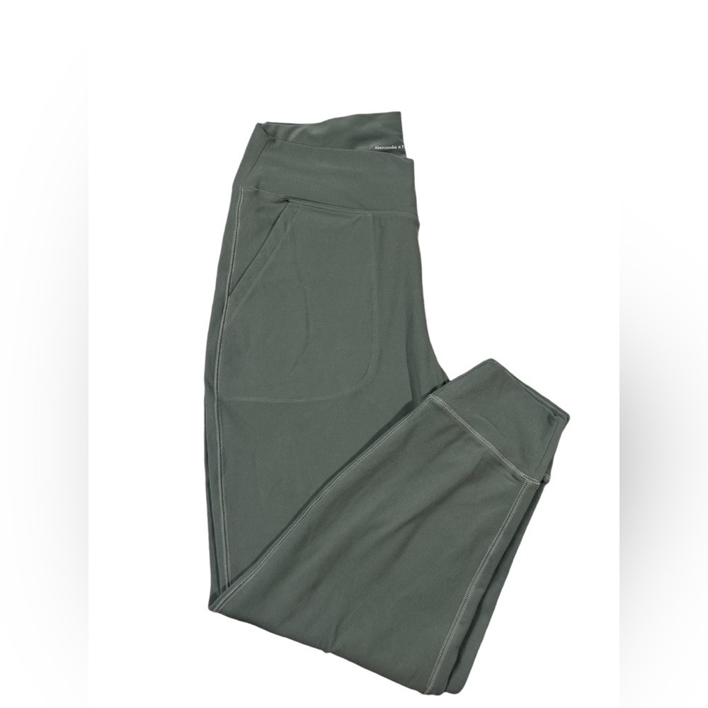Abercrombie & Fitch olive green leggings